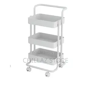 3 Tier Rolling Trolley Cart.