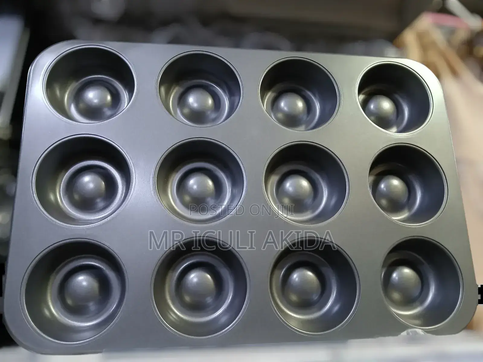 12pcs Donut Pan Cake Nonstick Muffin Mold Making Tray