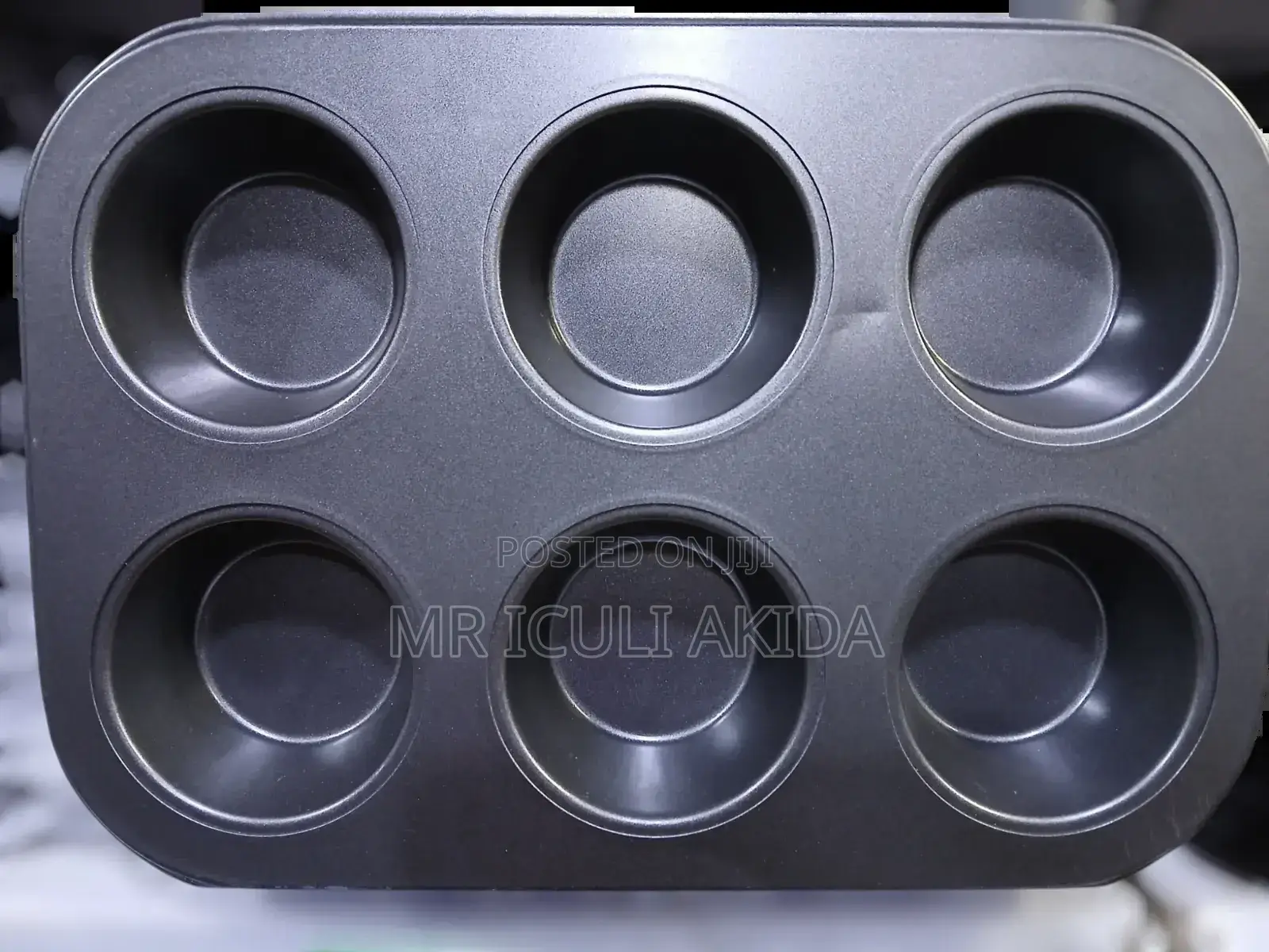 6pcs Nonstick Waffle Round Design Pan Cake Baking Molds Pan