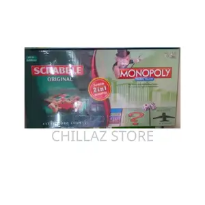 2 I 1 Scrabble Monopoly Game.