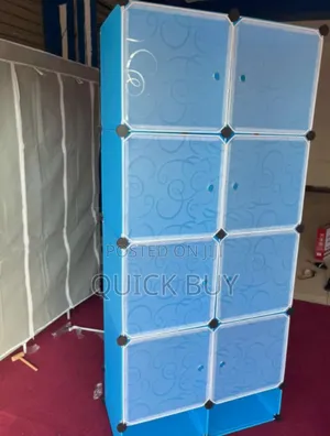 Beautiful Modern 2 Column Plastic Closet - Cloth Storage