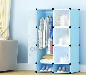 Beautiful Modern 2 Column Plastic Closet - Cloth Storage