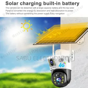 Dual Lens 4g - 4mp Solar-Powered Security Camera