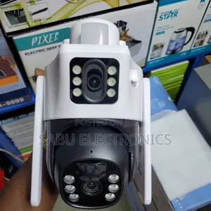 Dual Lens 4g - 4mp Solar-Powered Security Camera