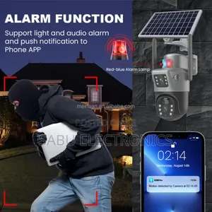 Eseecloud Dualens 4g Solar-Powered Security PTZ Camera