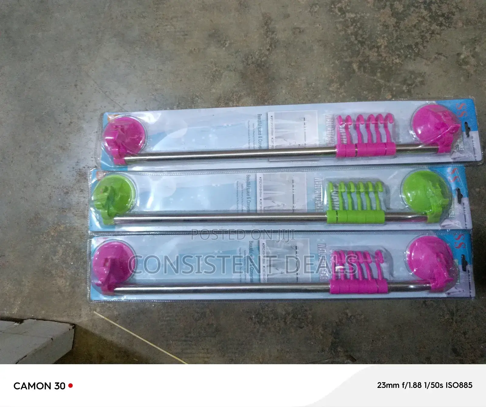 Wall Attachable Multifunctional Towel Rack