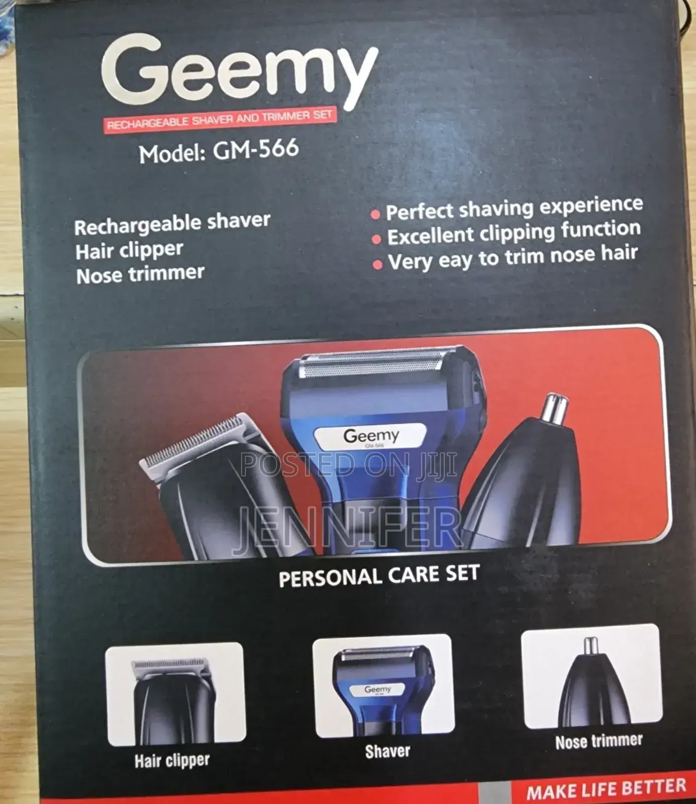 Geemy Rechargeable Hair Clipper/Trimmer