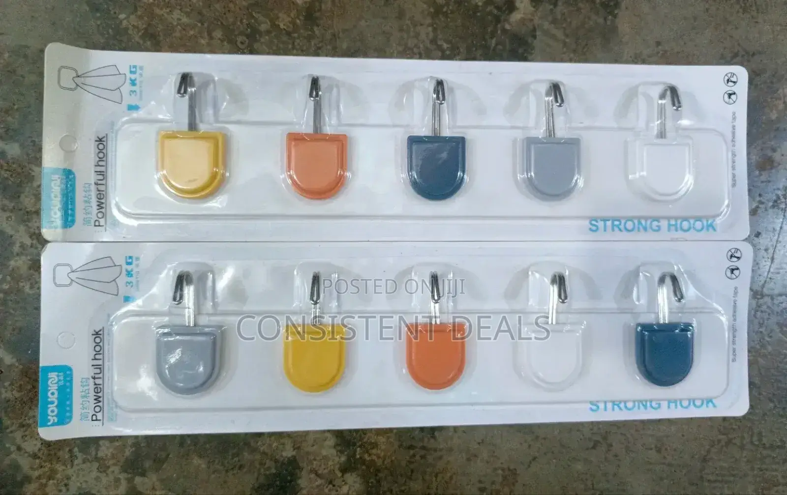 Wall Mounted Coat Rack 6 Hanging Hooks