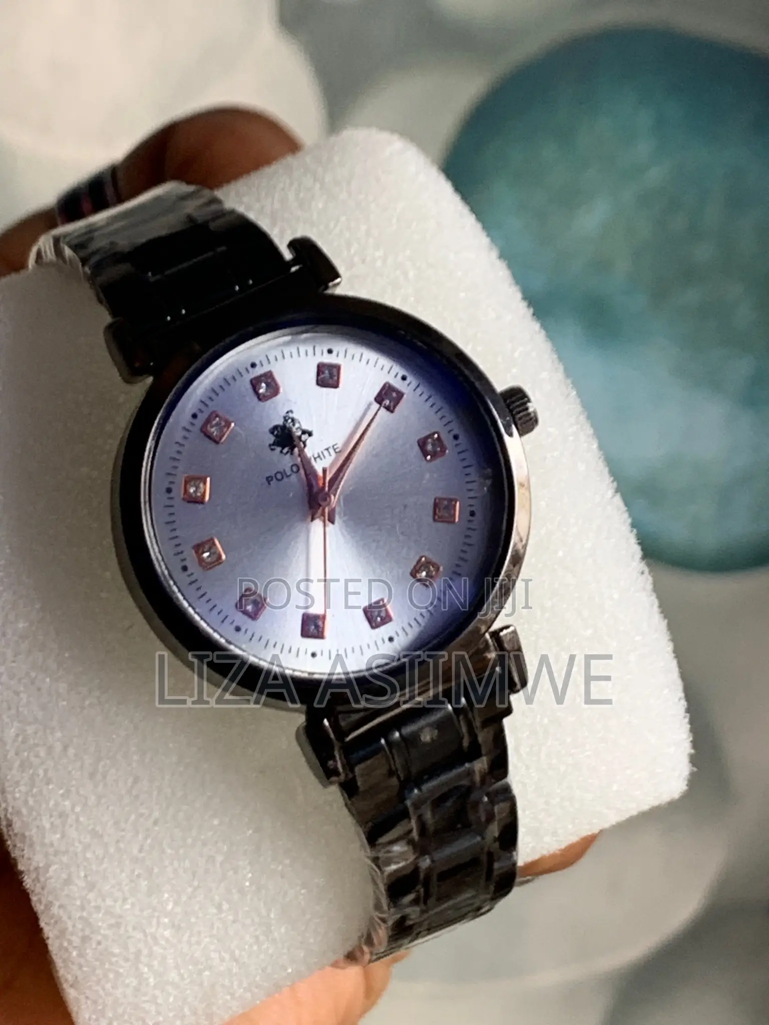 Black Round Polo Lady’S Watch