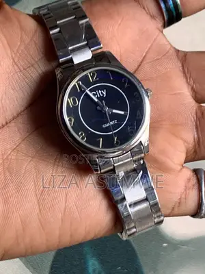 Lady’S Quartz Silver Round Watch