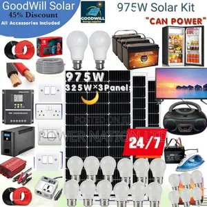 975w Solar Energy System Full Kit