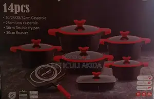 Original BMN 14pcs Non-Stick Cookware Pots Pans Set