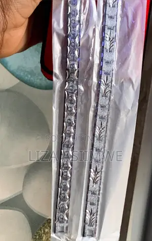 Silver Stainless Steel Textured Bracelets