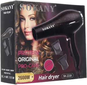 Sokany Sk-2218 Hair Dryer - Black