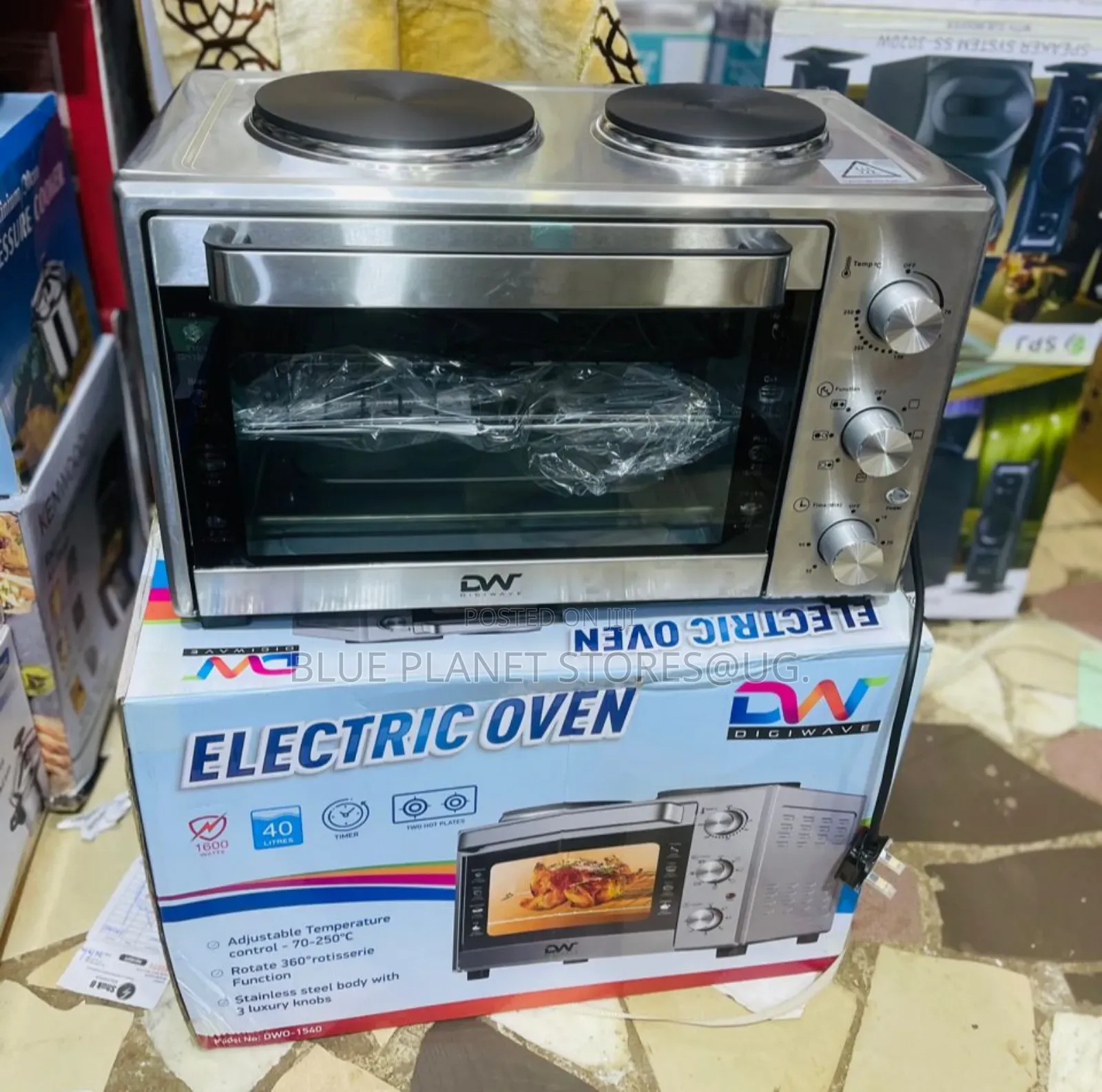 DIGIWAVE "DW" 40L Electric Ovens With Hotplates \\ DWO-1540