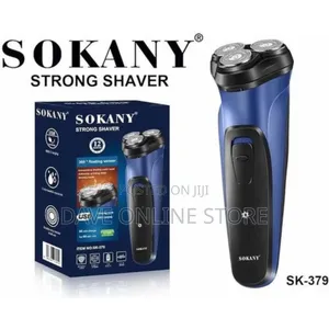 Sokany Hair and Beard Smoother Shaver Blue