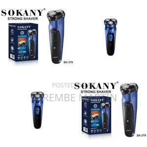 Sokany Hair and Beard Smoother Shaver Blue