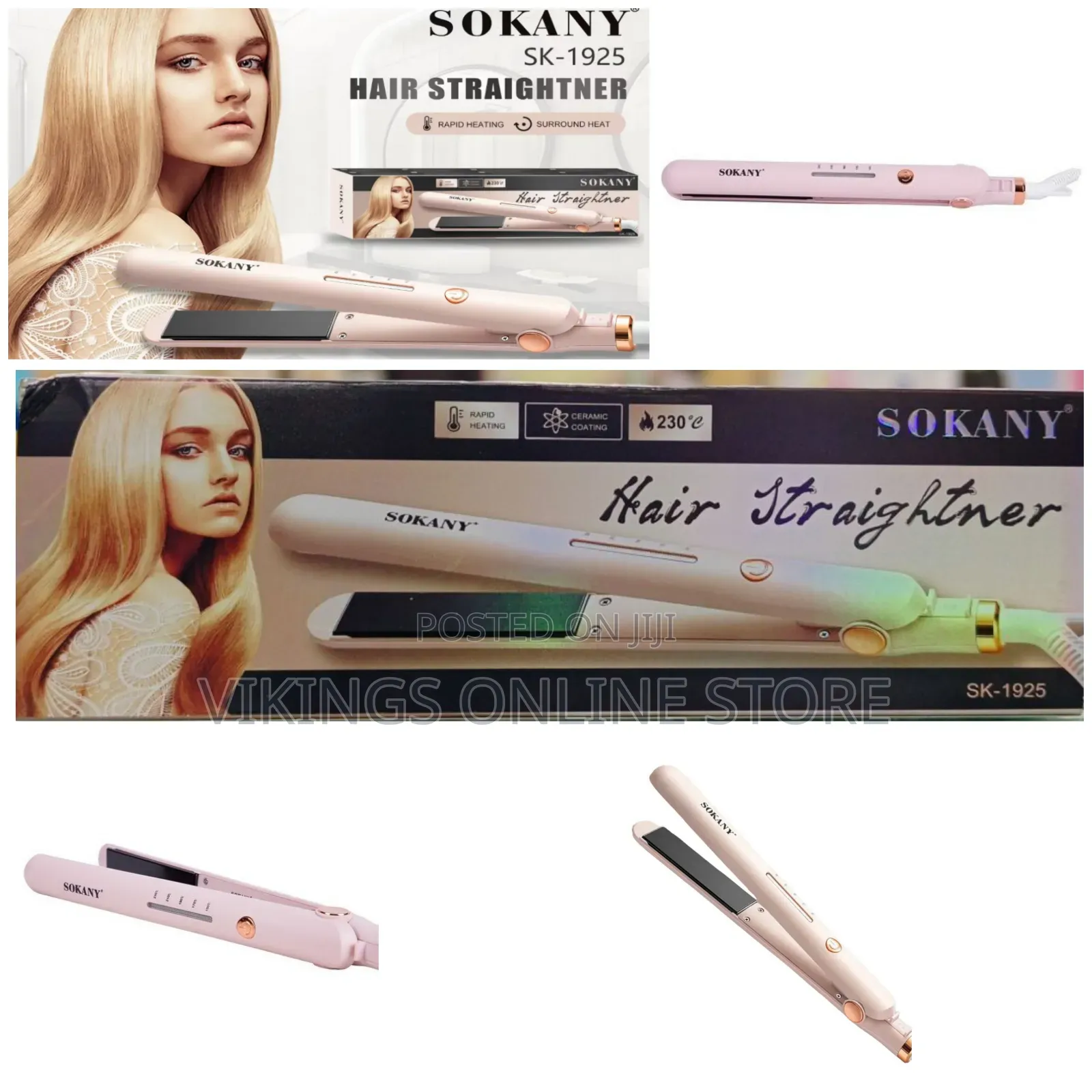 Sokany Hair Straightener SK-1925 –