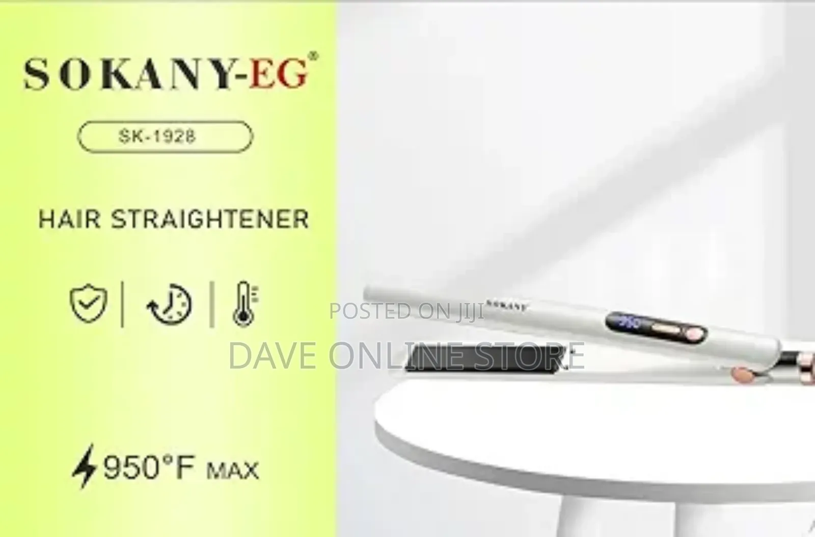 Sokany Hair Straightener Sk1928