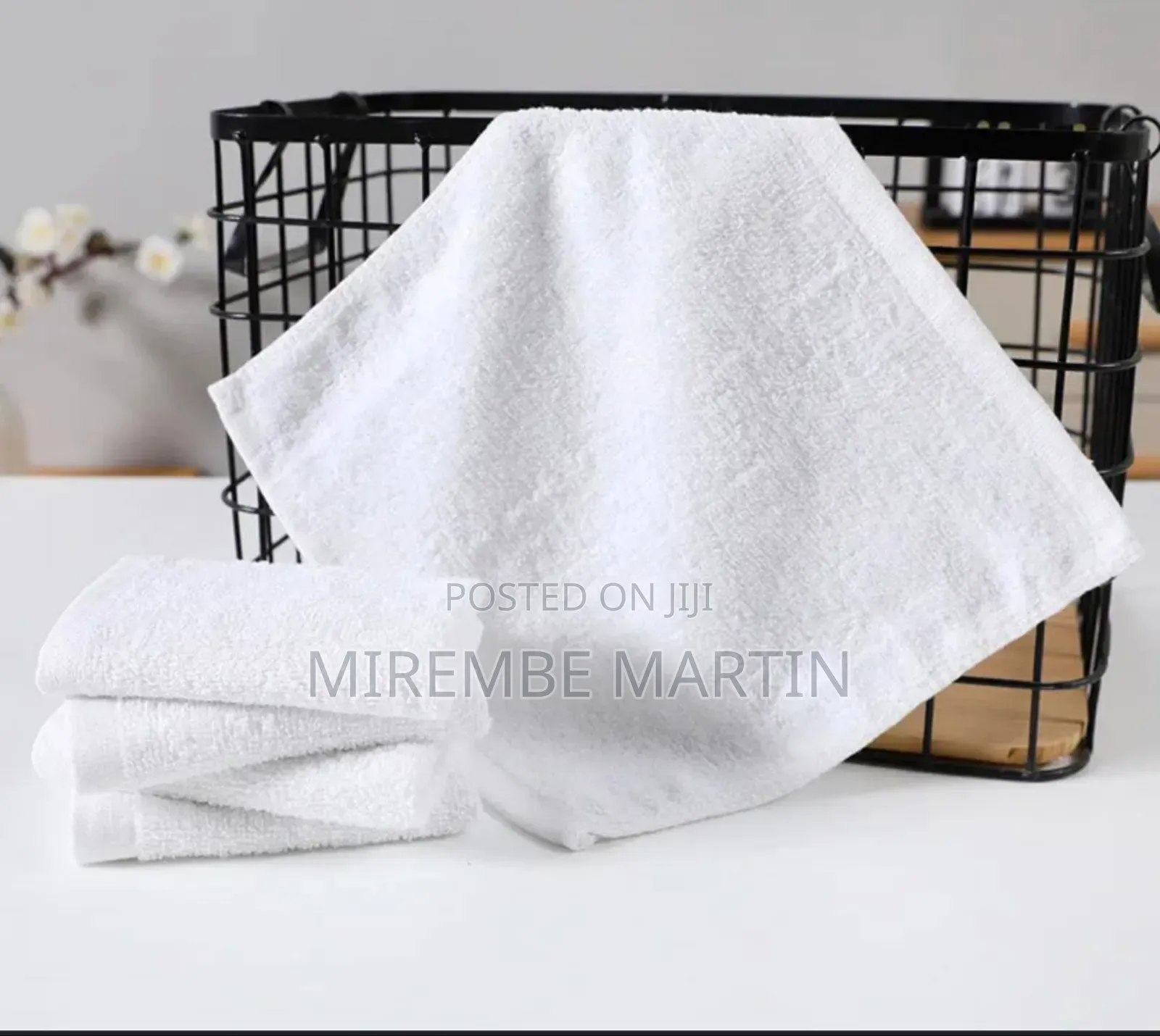 12 PCS Cotton Saloon and Hand Towels