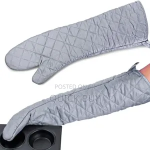 Super Quality Heavy Duty Cotton Oven Mitts/Gloves 2pcs