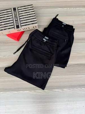 Simple Plain Sweater Pants