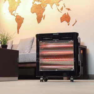 OLSENMARK | Adjustable Power | Wheels Quartz IR Heater 2000W