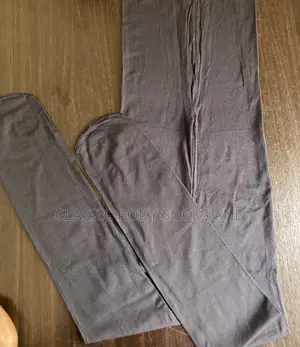 Dark Blue Opaque Caramel Body Socks