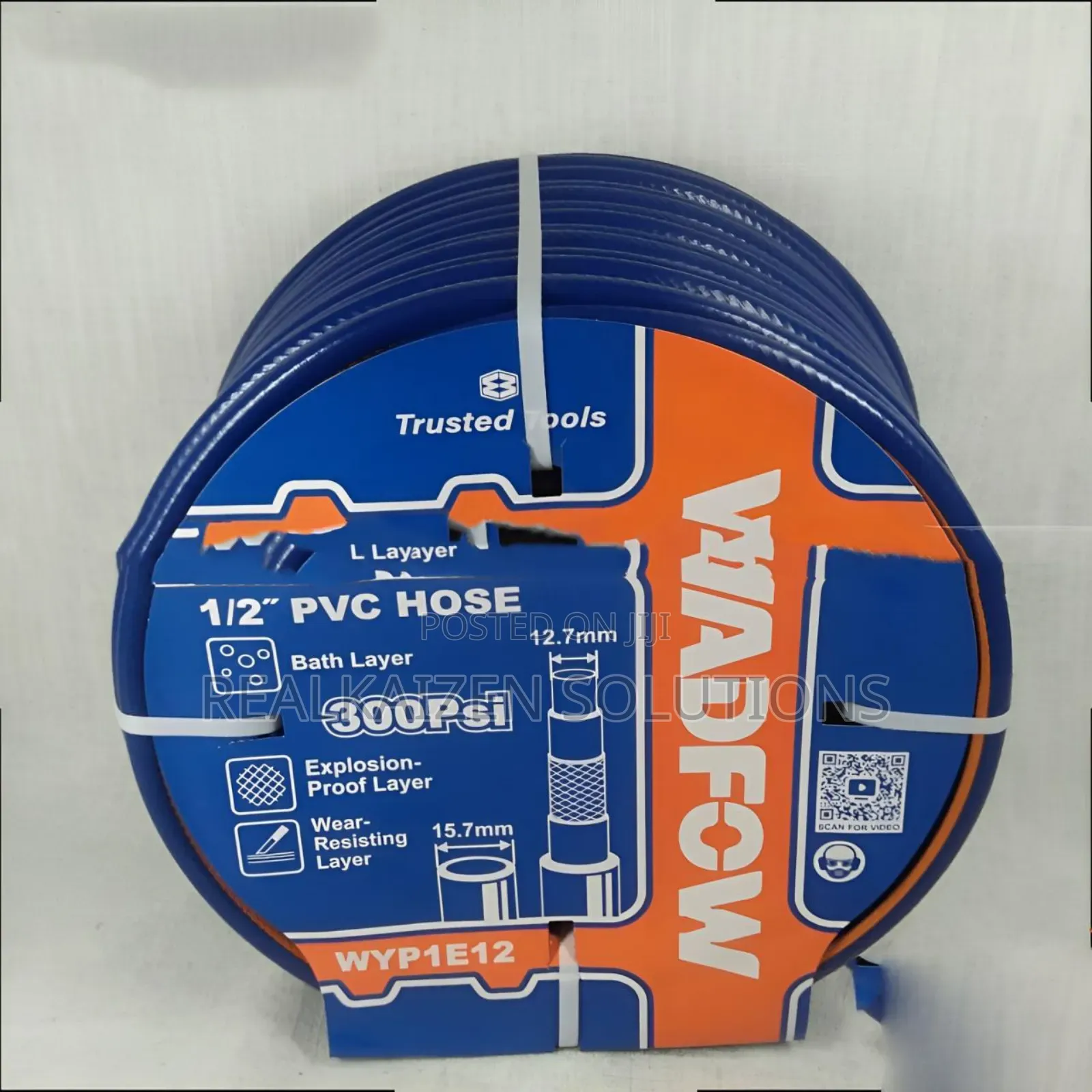 WADFOW High Quality 1/2" PVC Hose Pipe 50meters