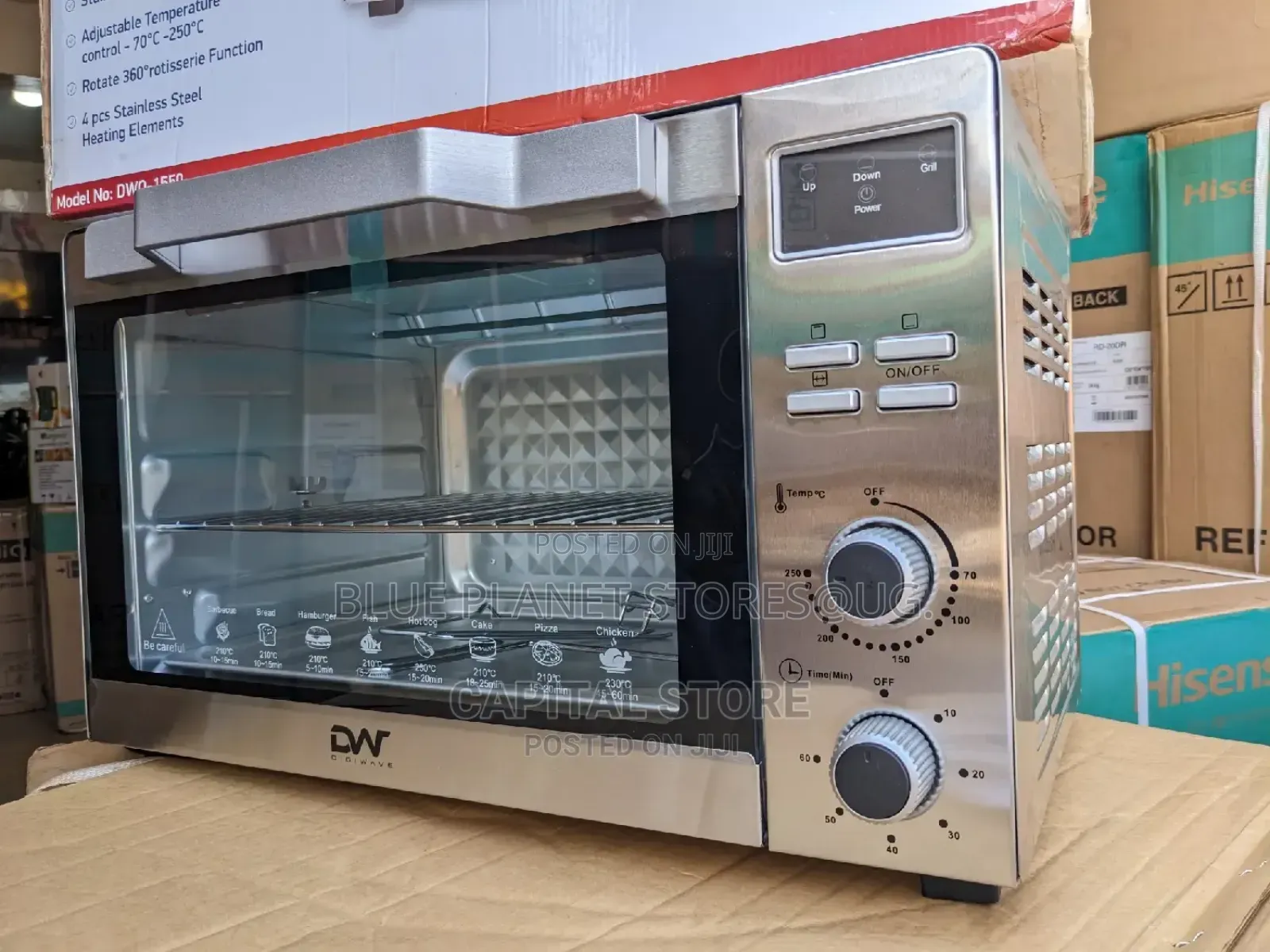DIGIWAVE "DW" 50litres Electric Ovens \\ 2000w \\ DWO-1550