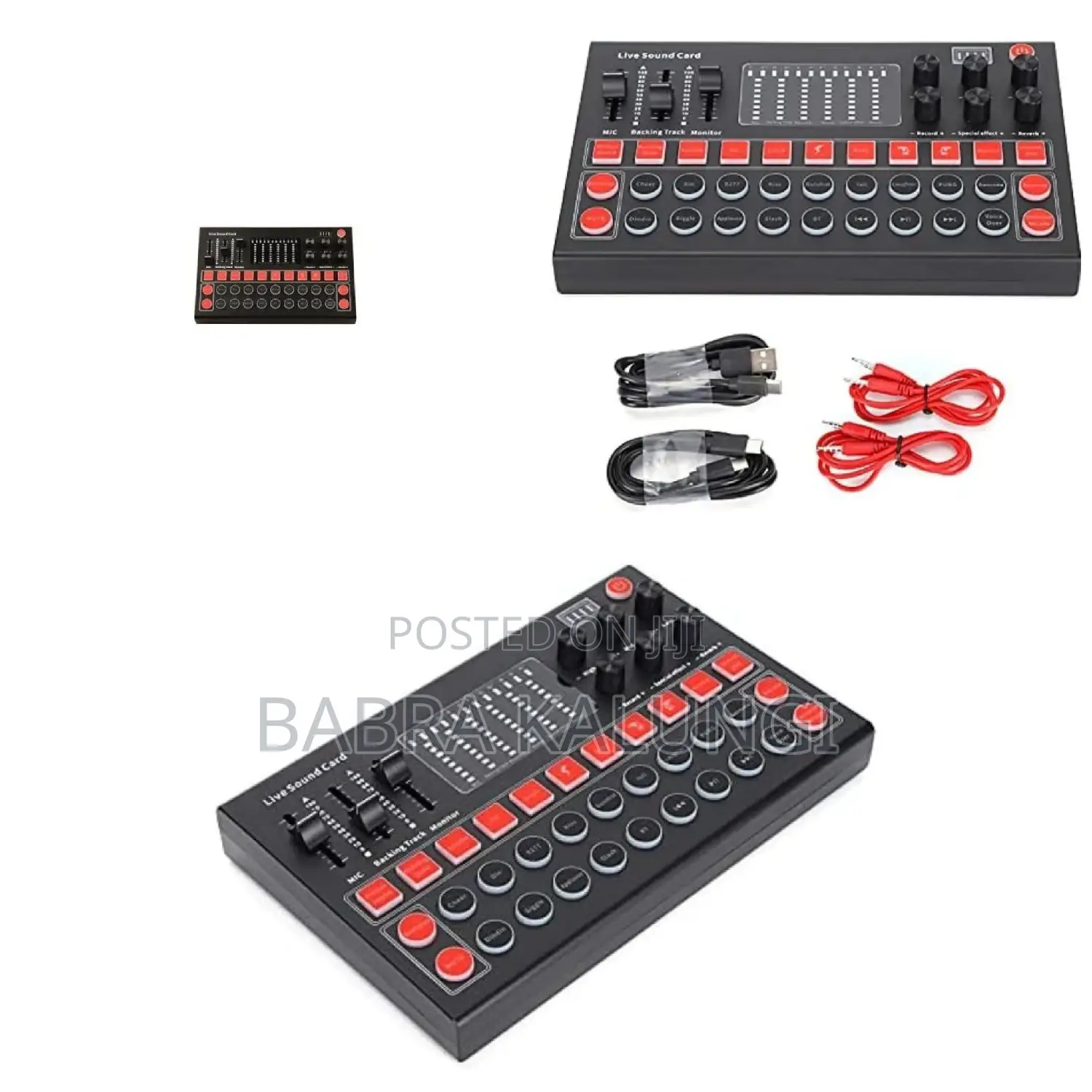 M9 Audio Interface Bluetooth Sound Card Voice Mixer External