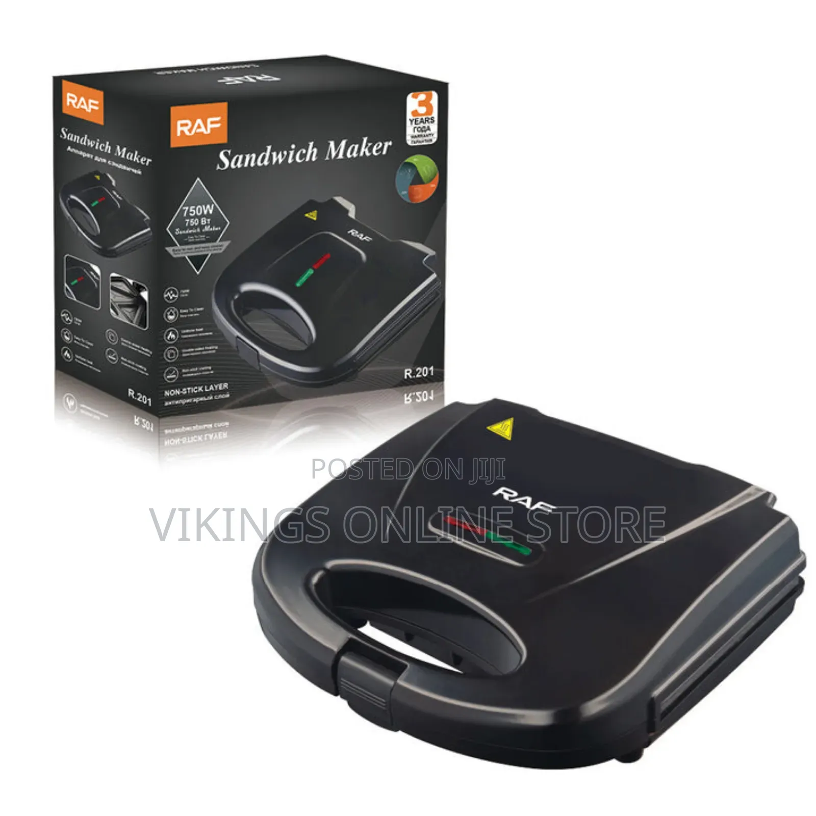 Raf Sandwich Maker 750w