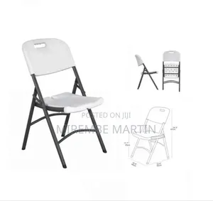 White Cheap Plastic Metal Folding Garden Plastic Chairs