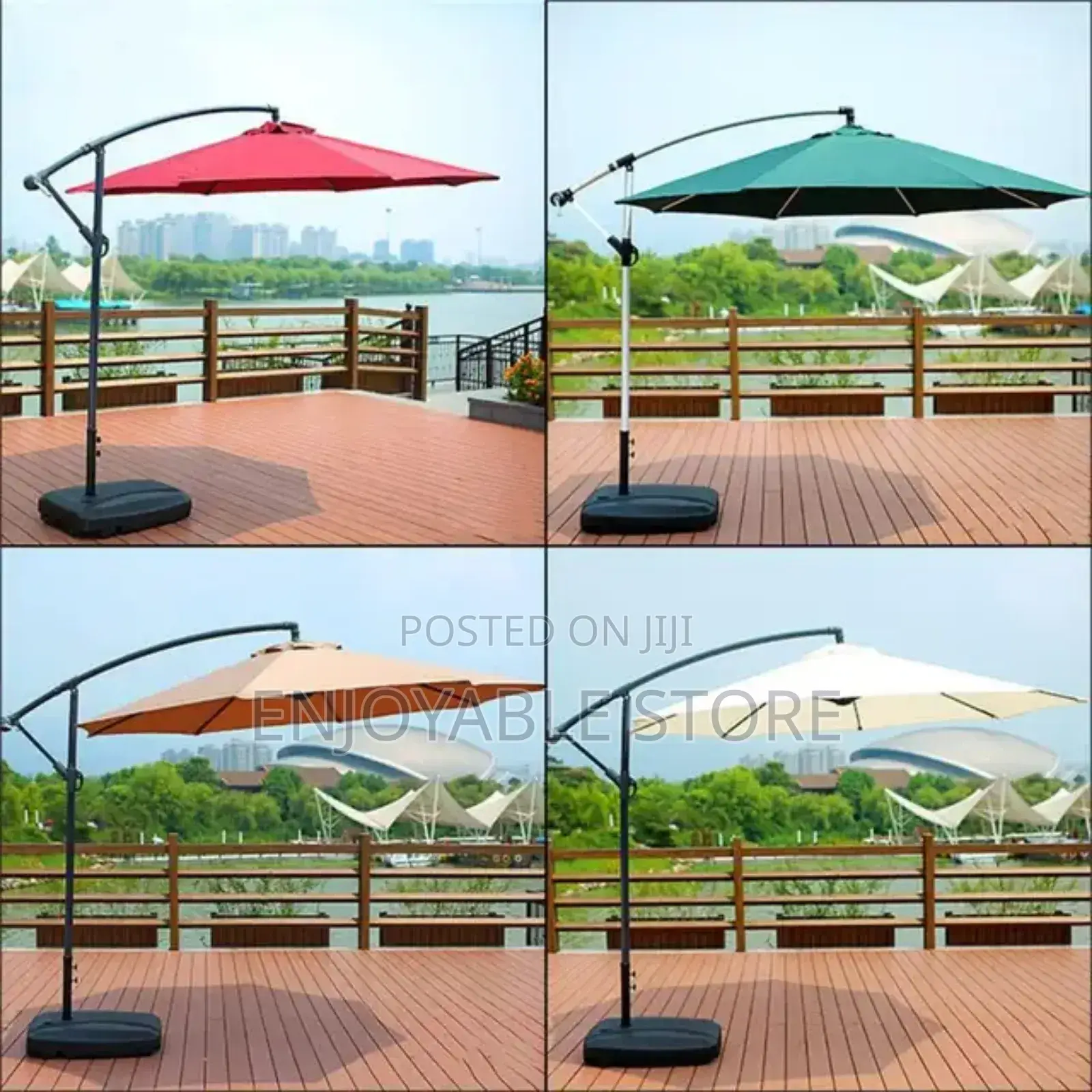 Round Parasol Umbrella 3M Wide