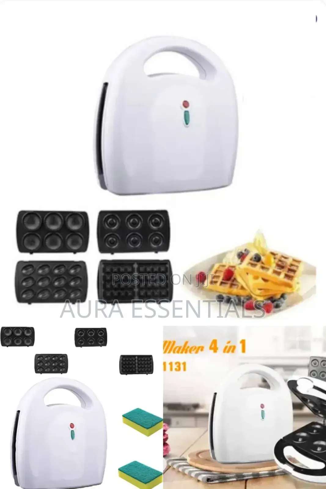 Multi-Purpose Waffle and Cookies Maker