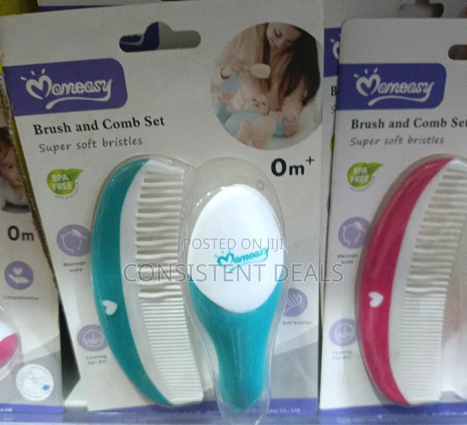 Momeasy Baby Brush and Comb Set