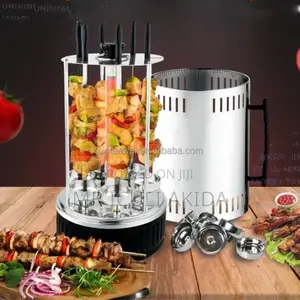 1000w Vertical Smokeless Rotating Electrc Skewers BBQ Grill