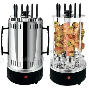1000w Vertical Smokeless Rotating Electrc Skewers BBQ Grill