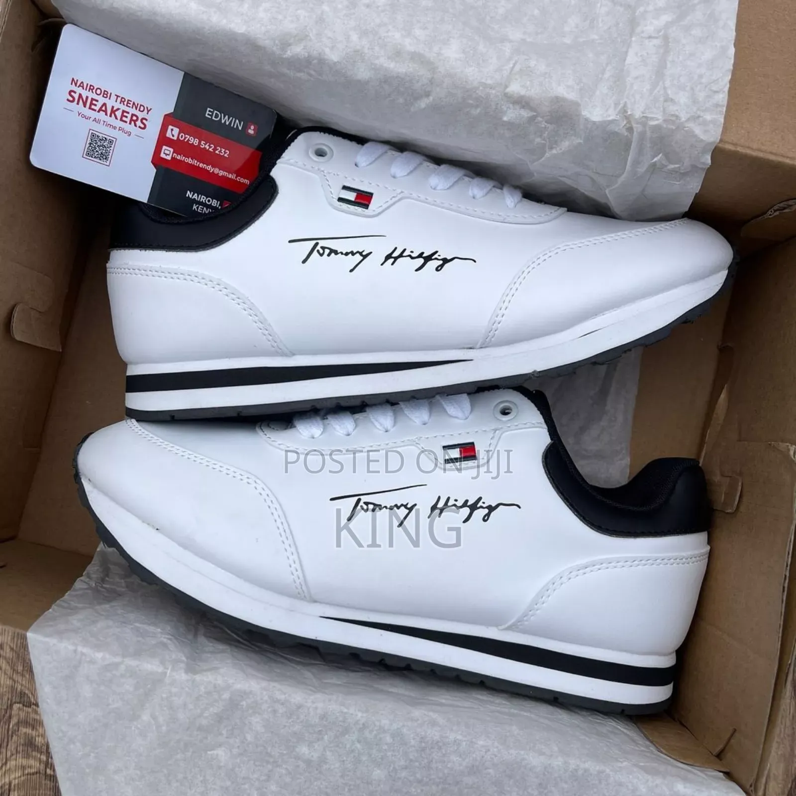 Exact Tommy Hilfiger White Sneakers