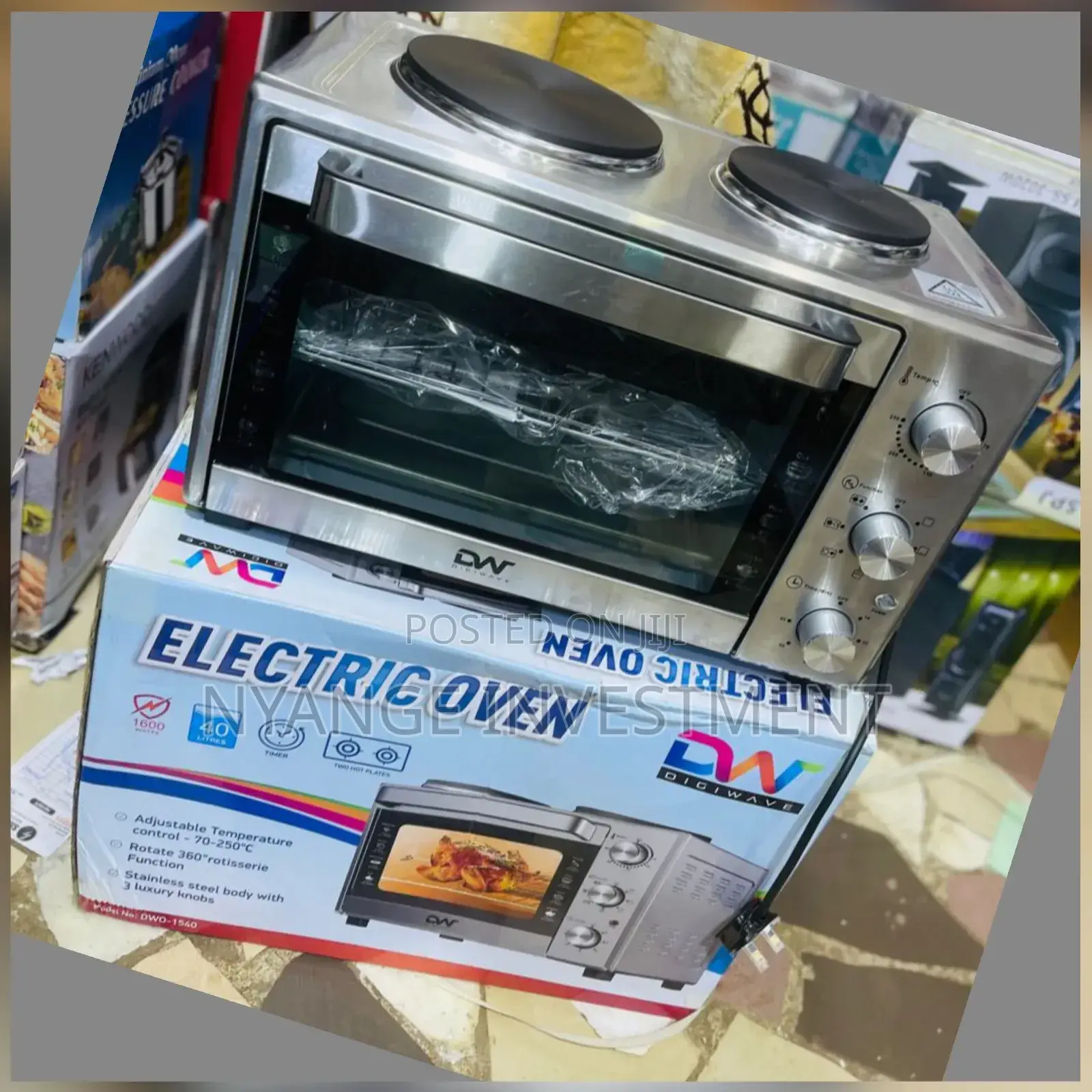 *40 Litres* DW Mini Oven With Hotplates .