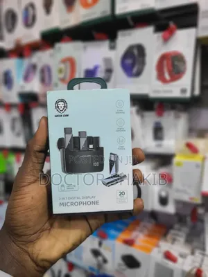 Unique 2-in-1 Digital Display Microphone