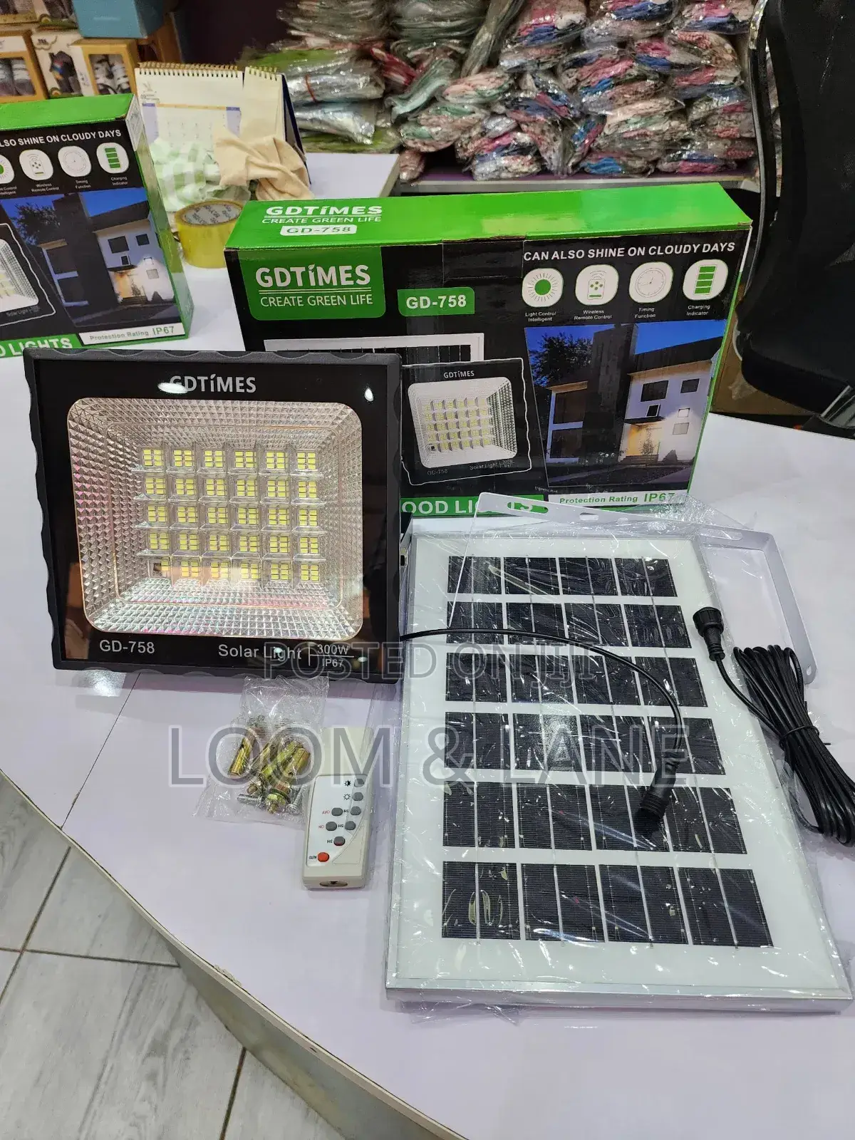 Gdtimes Solar Light System 300W