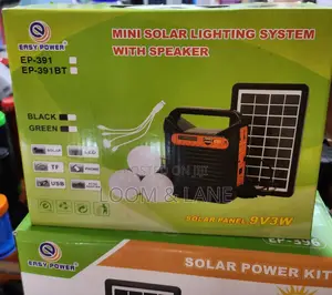 Mini Solar Lighting System With Speaker
