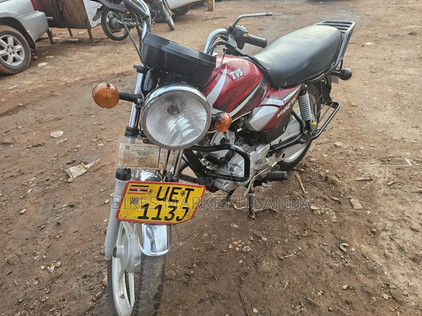 TVS HLX 125 2018 Red
