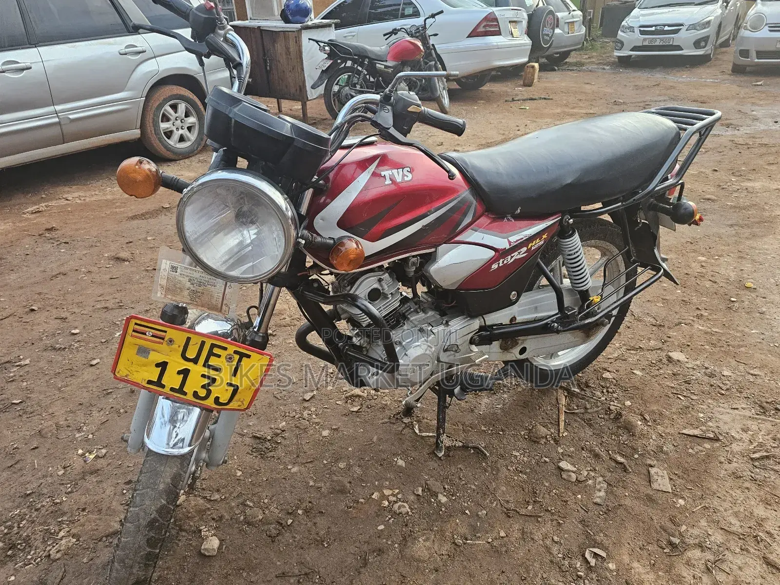 TVS HLX 125 2018 Red