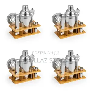 8pcs Stainless Steel Cocktail Shaker Set.