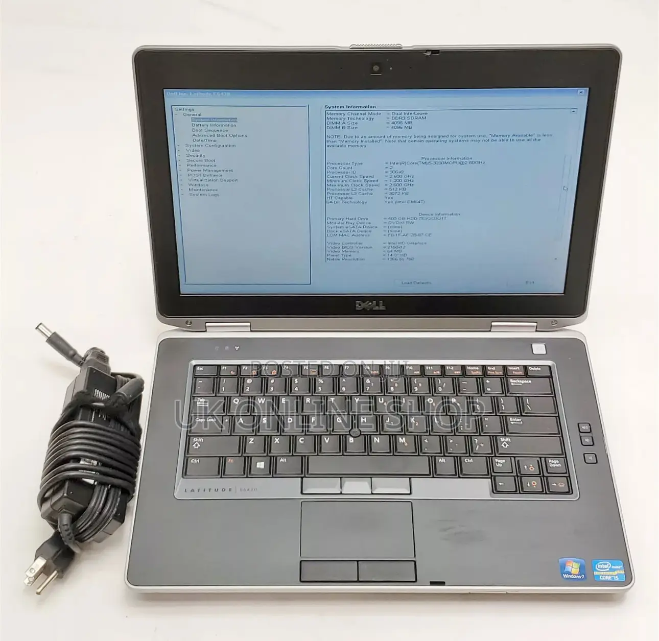 Laptop Dell Latitude E6430 4GB Intel Core I5 HDD 320GB