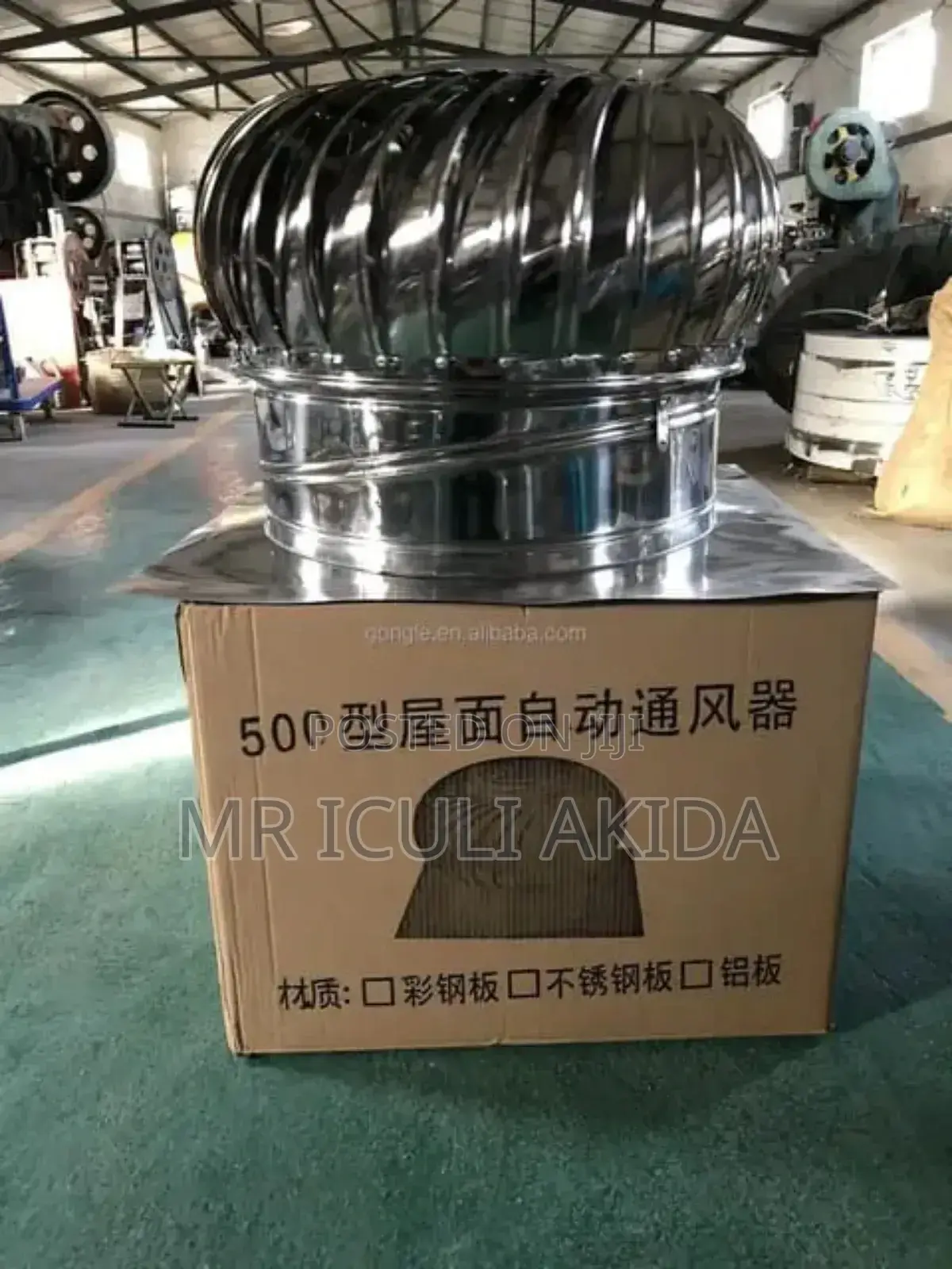 500mm Industrial Roof Turbine Ventilation Automatic Cyclone