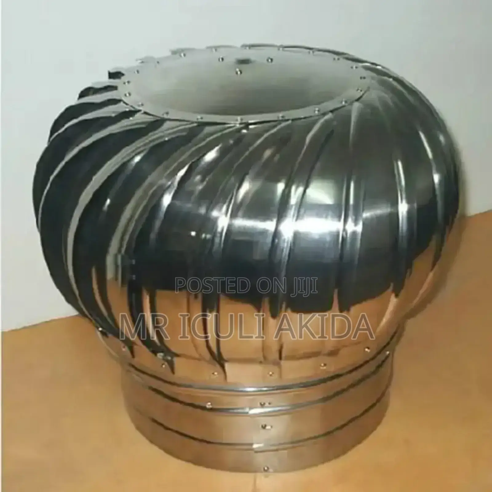 400mm Automatic Roof Ventilator Exhaust Fan Turbine Cyclone