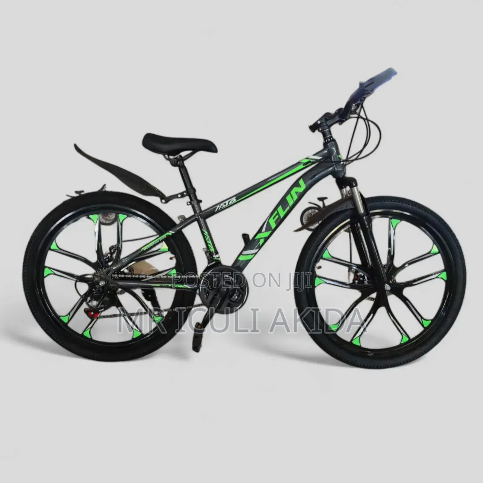 Flin Size 26" Adults Cool Mountain Bicycle WTH Disc Brakes